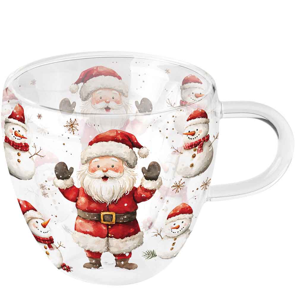 Szklanka dwuścienna termiczna 0.2 L Jolly friends