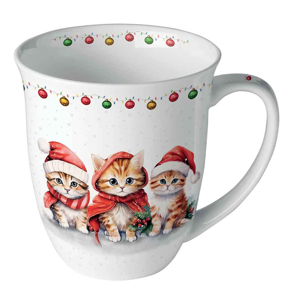 Kubek 0.4 L Funny cute kittens