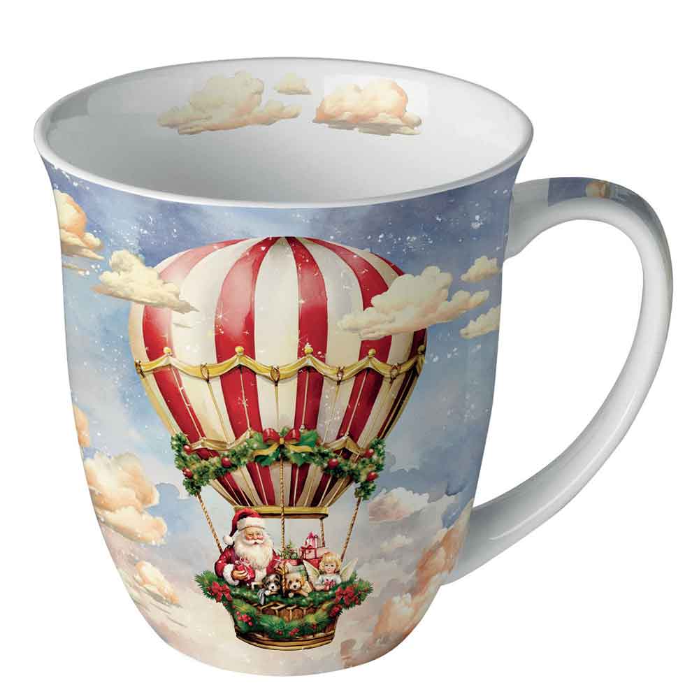 Kubek 0.4 L Santa's air balloon